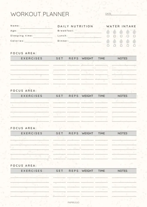Workout Planner: Maximize Your Fitness Journey