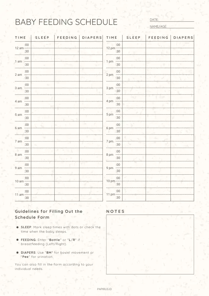 The Ultimate Guide to Baby Feeding Schedule